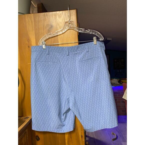 PGA Tour Men's Active 40/9 Golf Shorts Blue - Picture 2 of 4